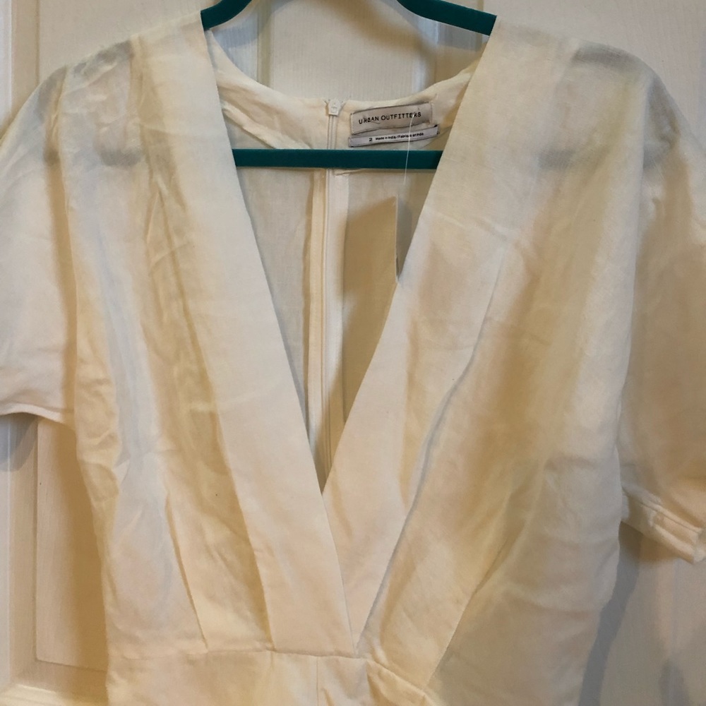 NWT • White Shorts Romper from Urban Outfitters